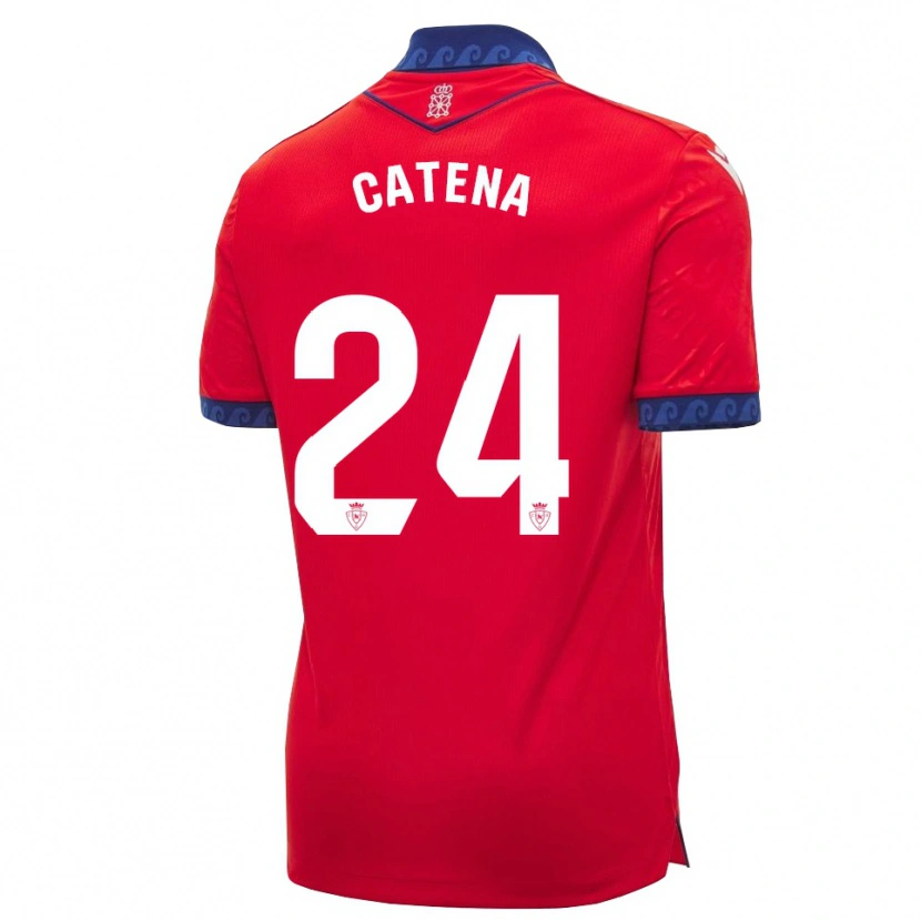 Danxen Donna Maglia Alejandro Catena #24 Rosso Navy Bianco Kit Gara Home 2026/27 Maglietta