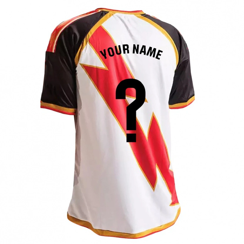 Danxen Donna Maglia Il Tuo Nome #0 Nero Rosso Bianco Oro Kit Gara Home 2026/27 Maglietta