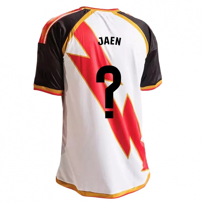 Danxen Donna Maglia Carlos Jaén #0 Nero Rosso Bianco Oro Kit Gara Home 2026/27 Maglietta