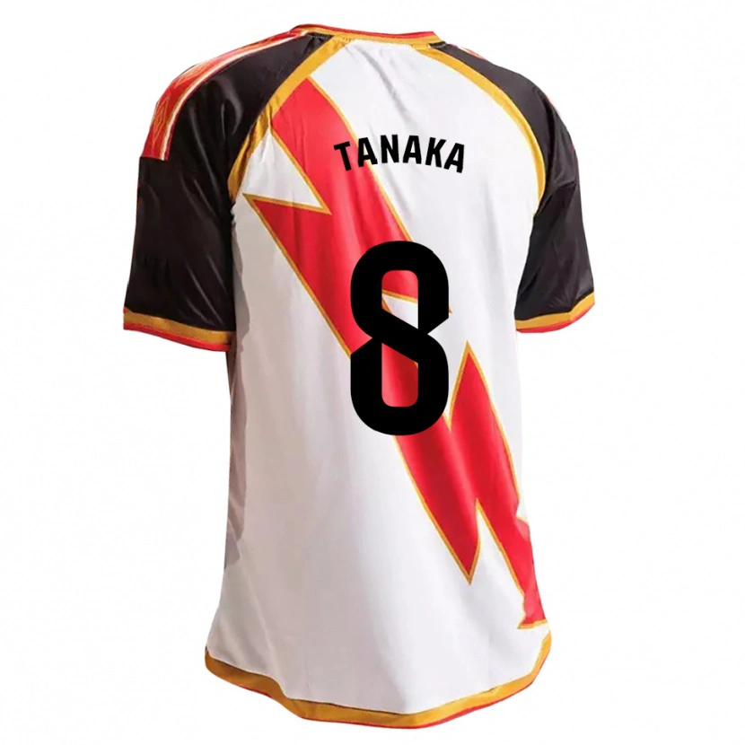 Danxen Donna Maglia Yoko Tanaka #8 Nero Rosso Bianco Oro Kit Gara Home 2026/27 Maglietta
