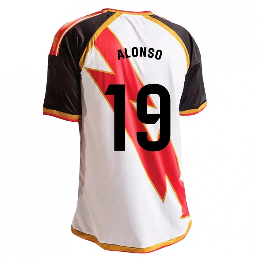 Danxen Donna Maglia Iván Alonso #19 Nero Rosso Bianco Oro Kit Gara Home 2026/27 Maglietta