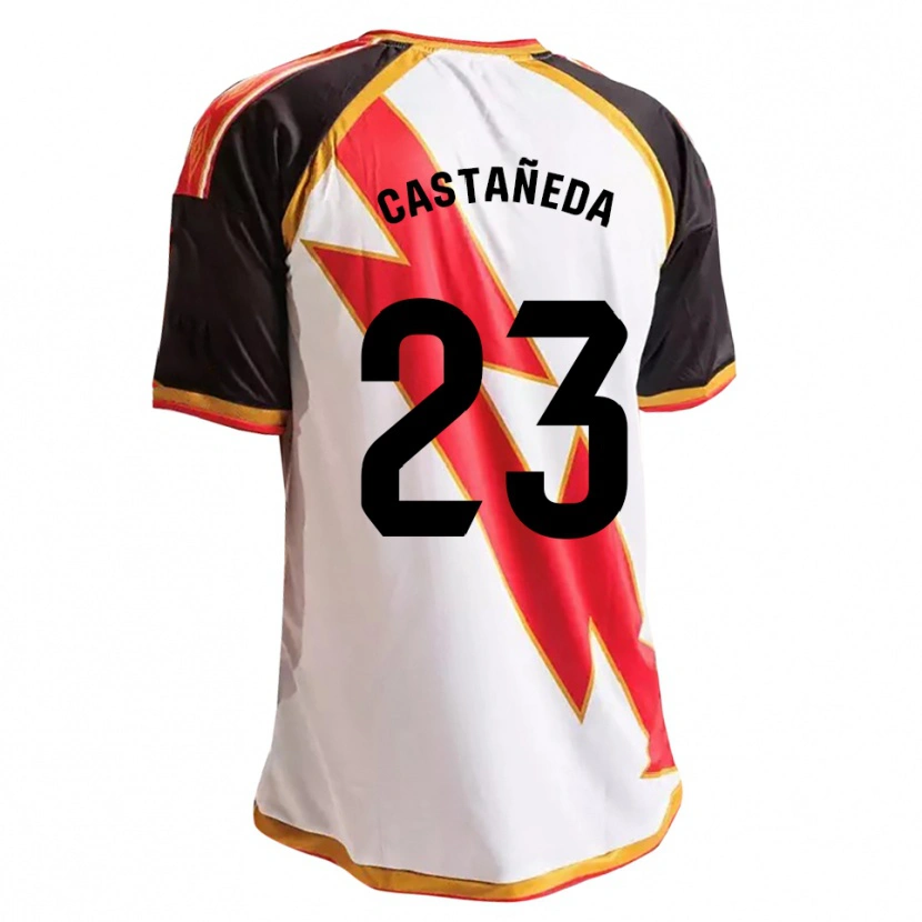 Danxen Donna Maglia Ana Sofía Castañeda Giraldo #23 Nero Rosso Bianco Oro Kit Gara Home 2026/27 Maglietta