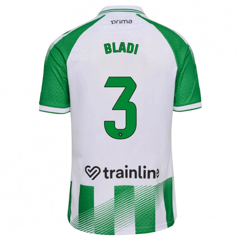 Danxen Donna Maglia Darling Bladi #3 Verde Chiaro Nero Bianco Kit Gara Home 2026/27 Maglietta