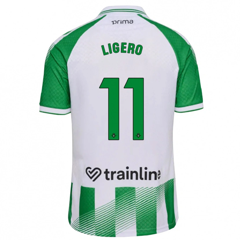 Danxen Donna Maglia Nuria Ligero #11 Verde Chiaro Nero Bianco Kit Gara Home 2026/27 Maglietta