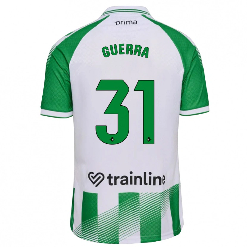 Danxen Donna Maglia Ana Guerra Morcillo #31 Verde Chiaro Nero Bianco Kit Gara Home 2026/27 Maglietta