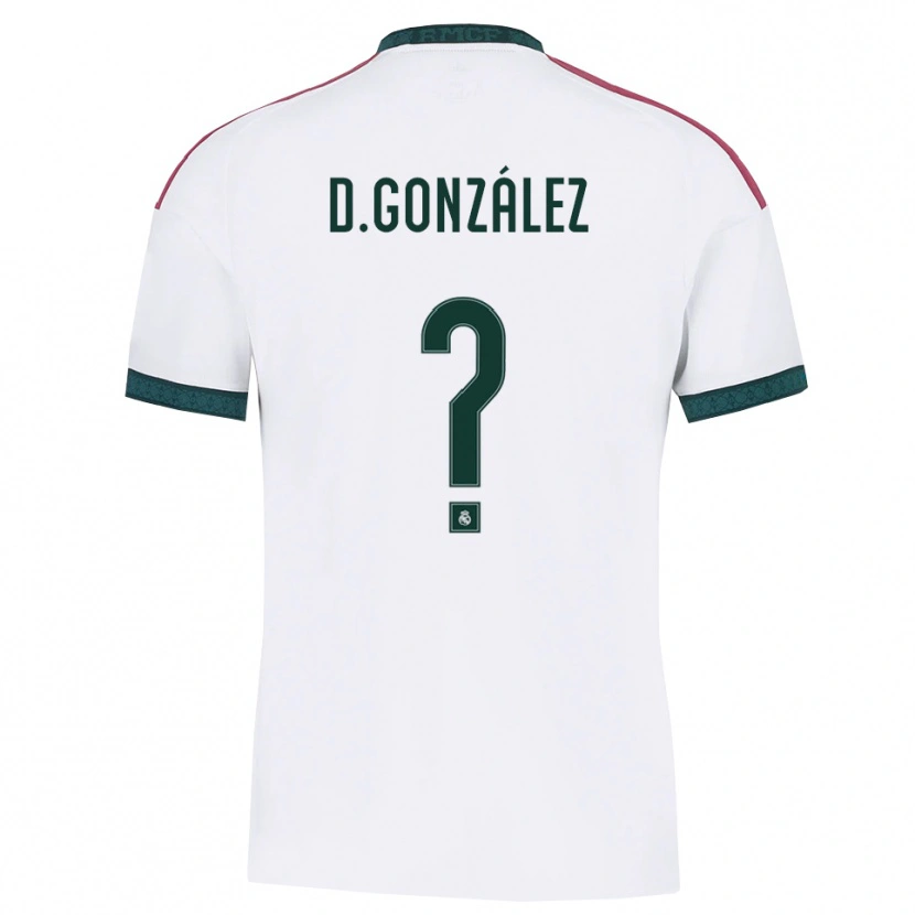 Danxen Donna Maglia Daniel González #0 Verde Scuro Bianco Rosso Kit Gara Home 2026/27 Maglietta