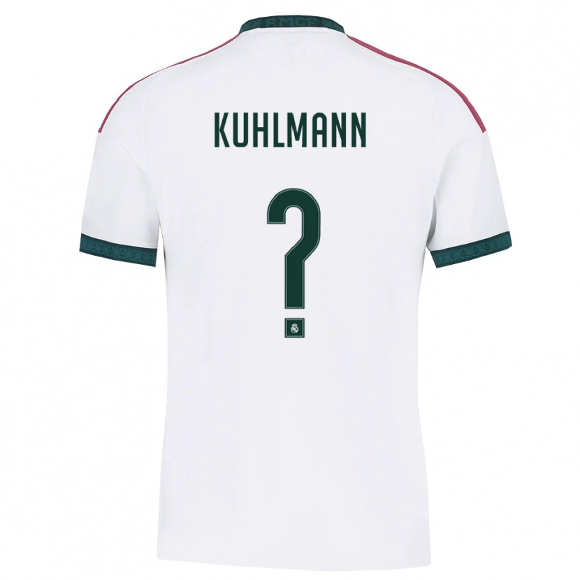 Danxen Donna Maglia Quim Kuhlmann #0 Verde Scuro Bianco Rosso Kit Gara Home 2026/27 Maglietta