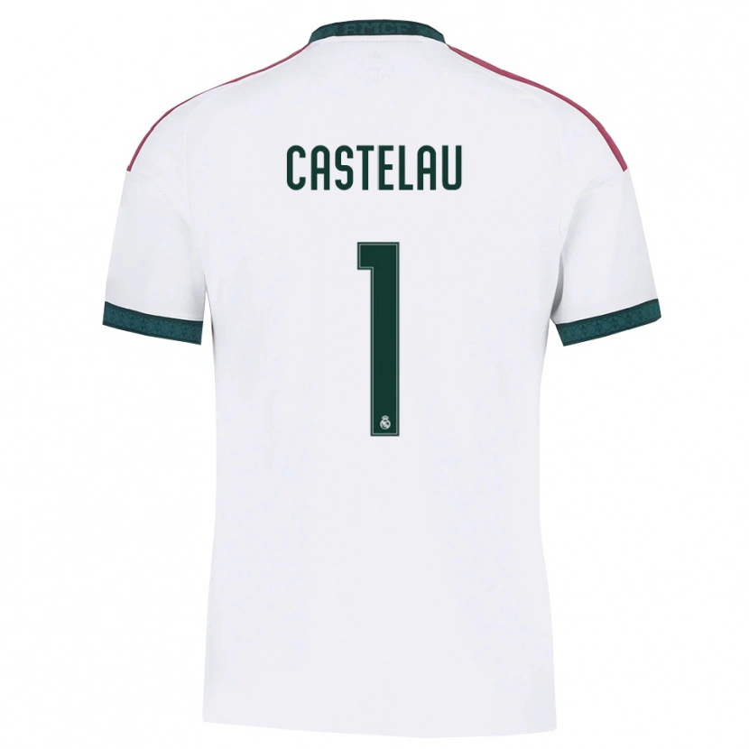 Danxen Donna Maglia Alber Castelau #1 Verde Scuro Bianco Rosso Kit Gara Home 2026/27 Maglietta