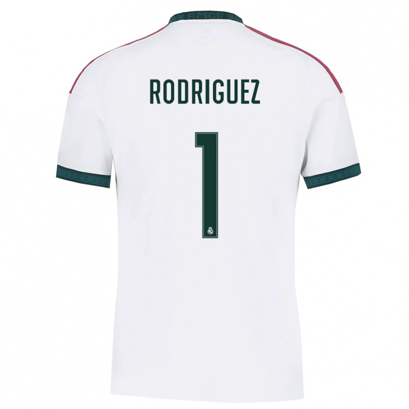 Danxen Donna Maglia Misa Rodriguez #1 Verde Scuro Bianco Rosso Kit Gara Home 2026/27 Maglietta