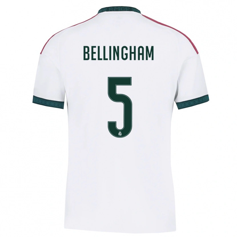 Danxen Donna Maglia Jude Bellingham #5 Verde Scuro Bianco Rosso Kit Gara Home 2026/27 Maglietta