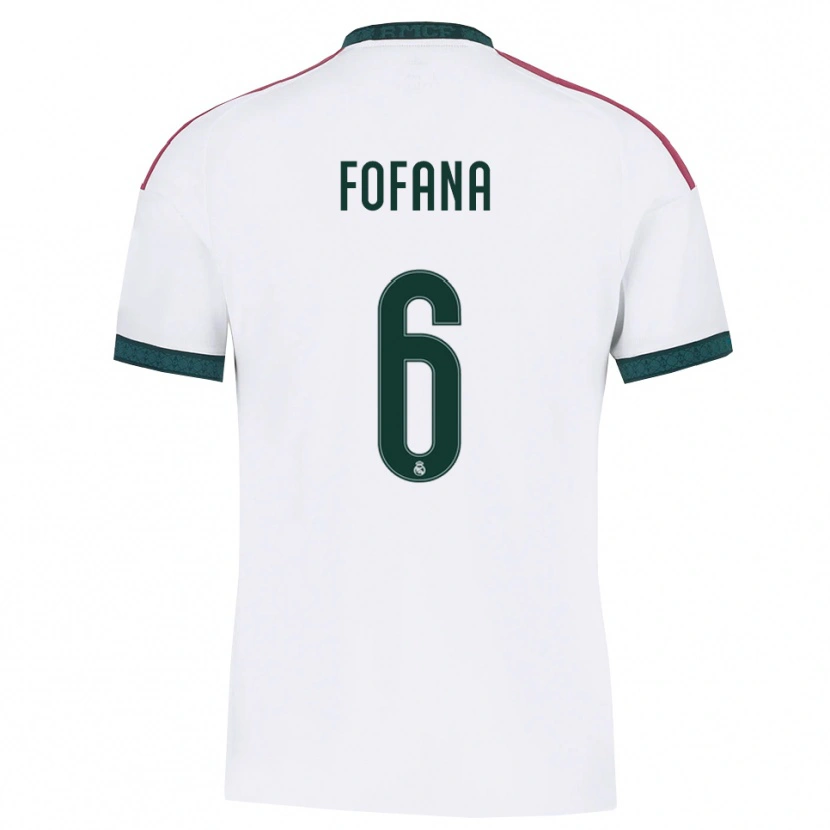 Danxen Donna Maglia Cherif Fofana #6 Verde Scuro Bianco Rosso Kit Gara Home 2026/27 Maglietta