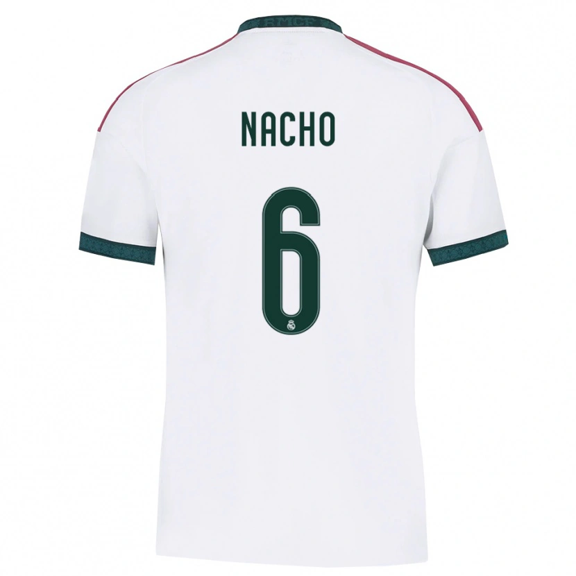 Danxen Donna Maglia Nacho Fernandez #6 Verde Scuro Bianco Rosso Kit Gara Home 2026/27 Maglietta