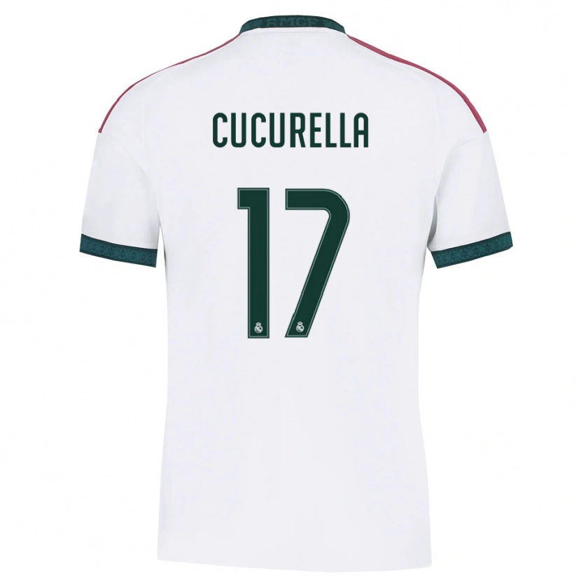 Danxen Donna Maglia Marc Cucurella #17 Verde Scuro Bianco Rosso Kit Gara Home 2026/27 Maglietta