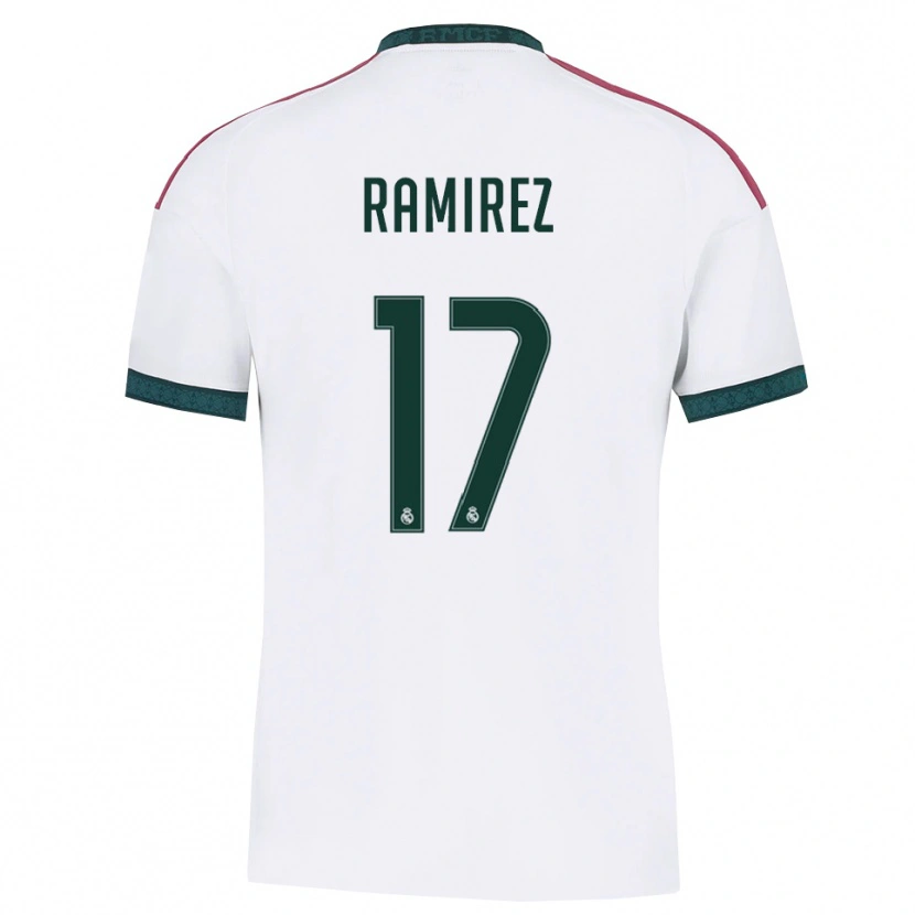 Danxen Donna Maglia Darío Ramirez #17 Verde Scuro Bianco Rosso Kit Gara Home 2026/27 Maglietta