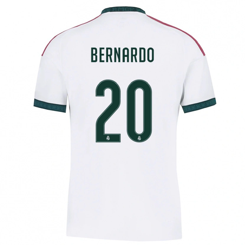 Danxen Donna Maglia Bernardo Silva #20 Verde Scuro Bianco Rosso Kit Gara Home 2026/27 Maglietta