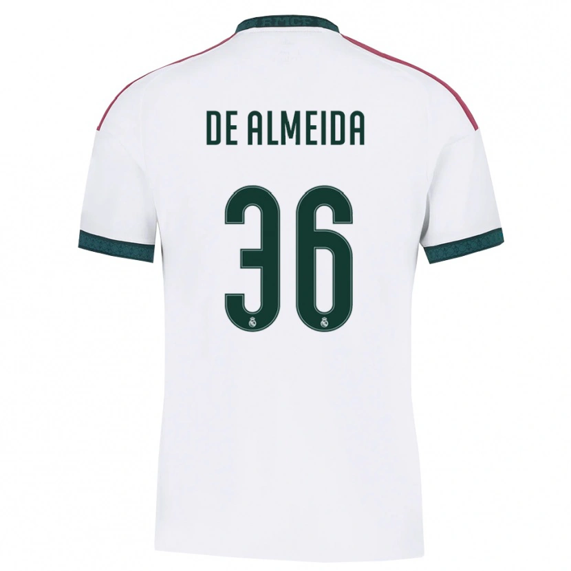 Danxen Donna Maglia Paulo De Almeida #36 Verde Scuro Bianco Rosso Kit Gara Home 2026/27 Maglietta