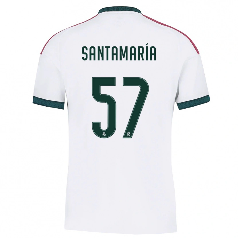 Danxen Donna Maglia Fran Santamaría #57 Verde Scuro Bianco Rosso Kit Gara Home 2026/27 Maglietta