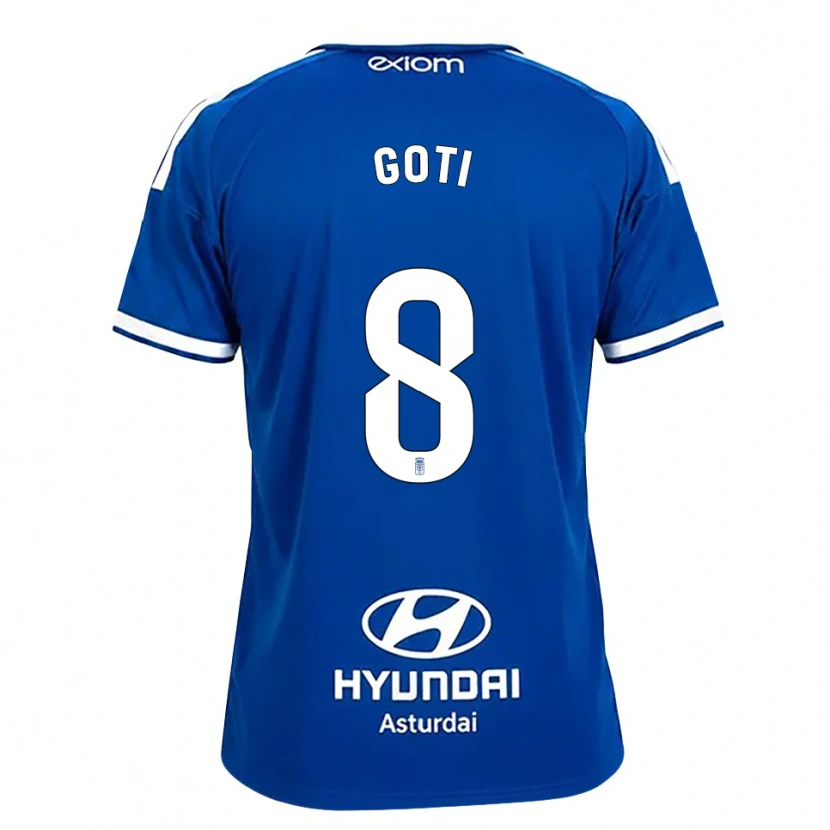 Danxen Donna Maglia Mikel Goti #8 Blu Medio Bianco Kit Gara Home 2026/27 Maglietta