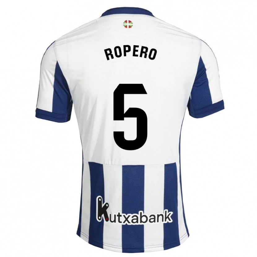 Danxen Donna Maglia Iker Ropero #5 Navy Bianco Goldenrod Kit Gara Home 2026/27 Maglietta