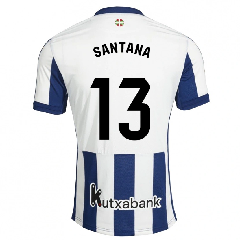 Danxen Donna Maglia Olatz Santana #13 Navy Bianco Goldenrod Kit Gara Home 2026/27 Maglietta