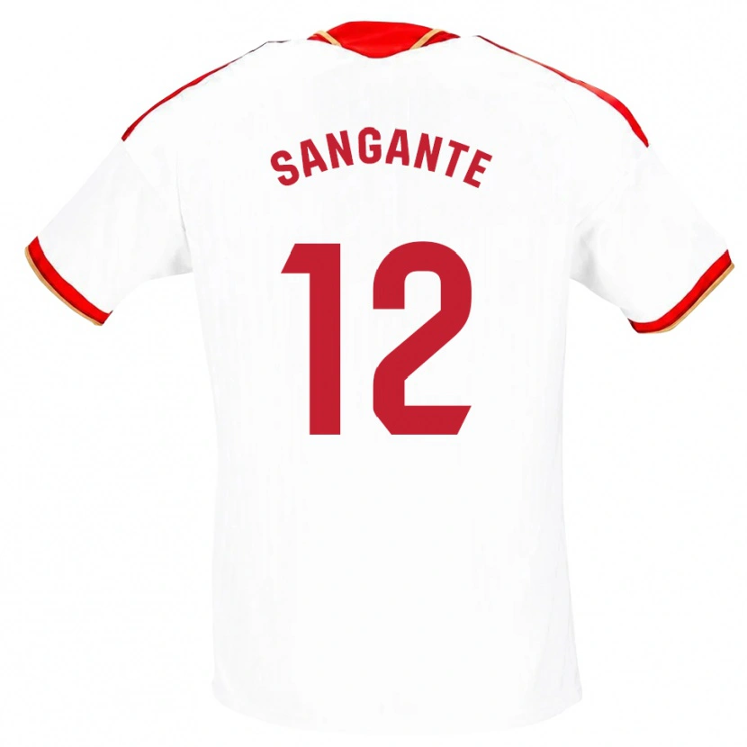 Danxen Donna Maglia Arouna Sangante #12 Bianco Rosso Kit Gara Home 2026/27 Maglietta
