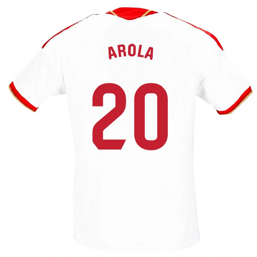 Danxen Donna Maglia Arola Aparicio Gili #20 Bianco Rosso Kit Gara Home 2026/27 Maglietta