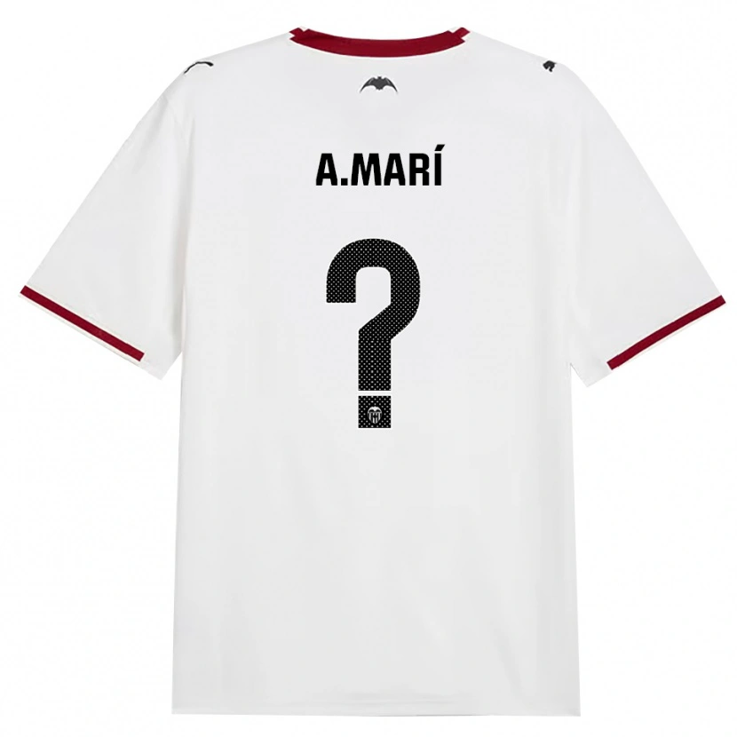 Danxen Donna Maglia Alberto Marí #0 Nero Bianco Rosso Giallo Kit Gara Home 2026/27 Maglietta