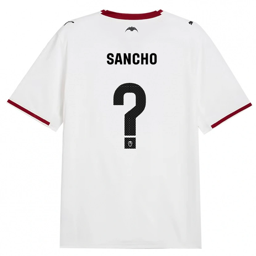 Danxen Donna Maglia Daniel Sancho #0 Nero Bianco Rosso Giallo Kit Gara Home 2026/27 Maglietta