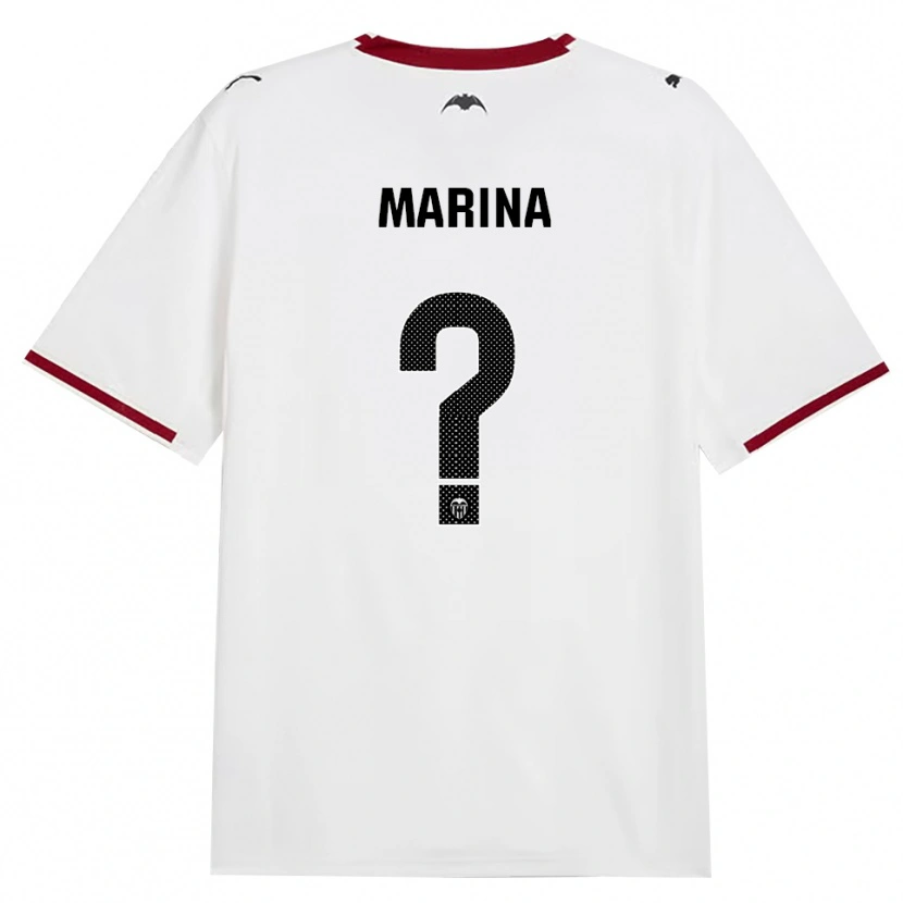 Danxen Donna Maglia Marina Llacer Muñoz #0 Nero Bianco Rosso Giallo Kit Gara Home 2026/27 Maglietta