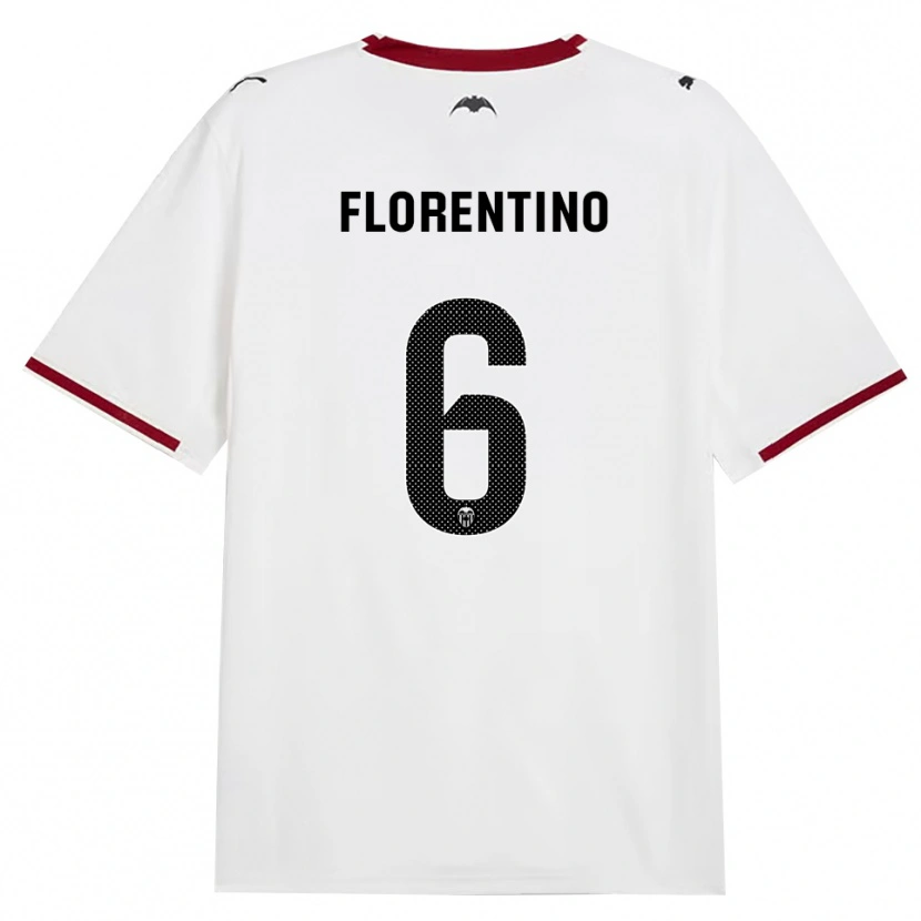 Danxen Donna Maglia Claudia Florentino #6 Nero Bianco Rosso Giallo Kit Gara Home 2026/27 Maglietta