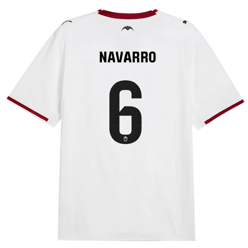 Danxen Donna Maglia Javi Navarro #6 Nero Bianco Rosso Giallo Kit Gara Home 2026/27 Maglietta