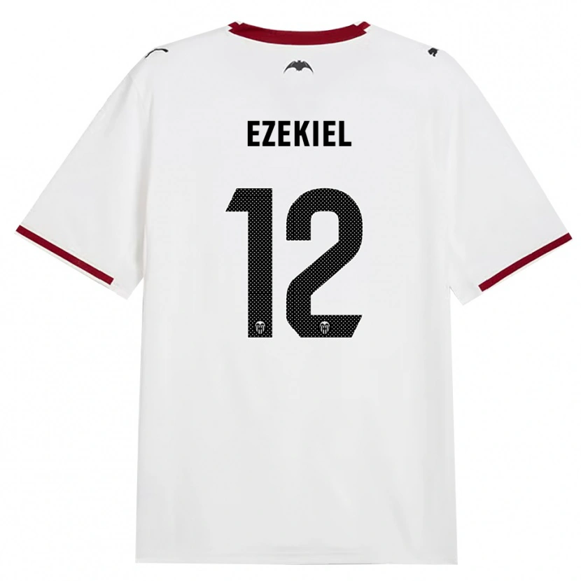 Danxen Donna Maglia Ezekiel Montunrayo #12 Nero Bianco Rosso Giallo Kit Gara Home 2026/27 Maglietta