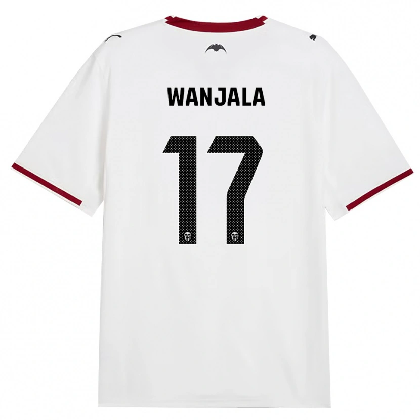 Danxen Donna Maglia Amos Wanjala #17 Nero Bianco Rosso Giallo Kit Gara Home 2026/27 Maglietta