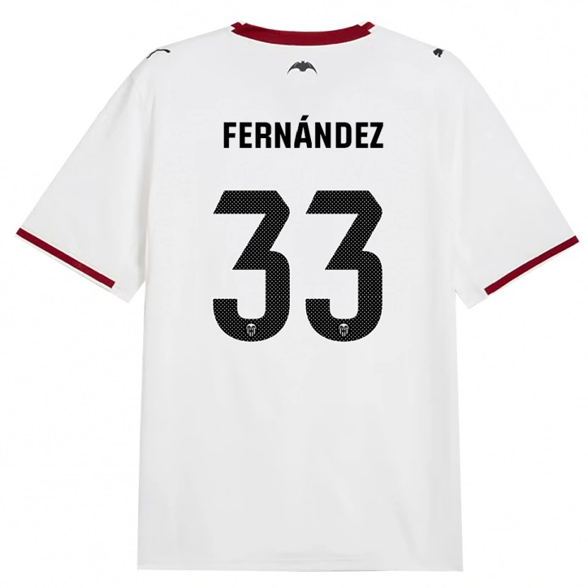 Danxen Donna Maglia Hugo Fernández #33 Nero Bianco Rosso Giallo Kit Gara Home 2026/27 Maglietta