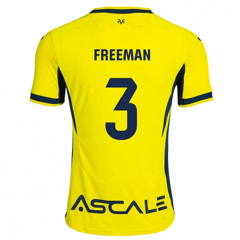 Danxen Donna Maglia Alex Freeman #3 Giallo Nero Rosso Kit Gara Home 2026/27 Maglietta