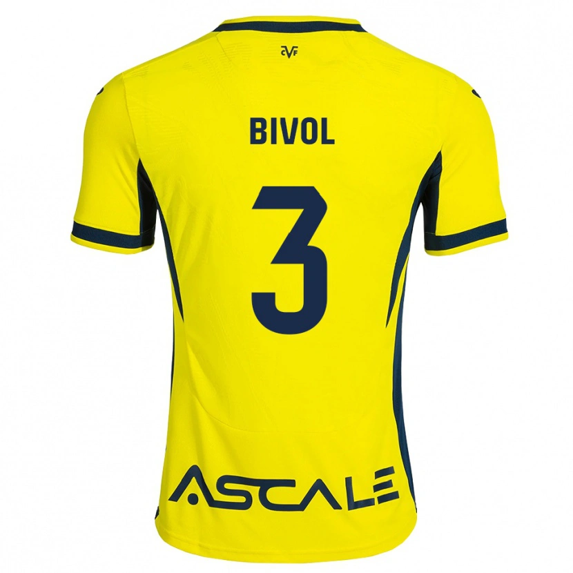 Danxen Donna Maglia Victor Bivol #3 Giallo Nero Rosso Kit Gara Home 2026/27 Maglietta