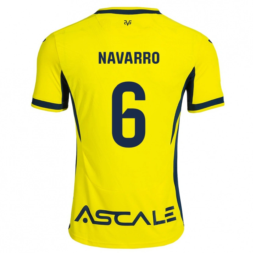 Danxen Donna Maglia Pau Navarro #6 Giallo Nero Rosso Kit Gara Home 2026/27 Maglietta