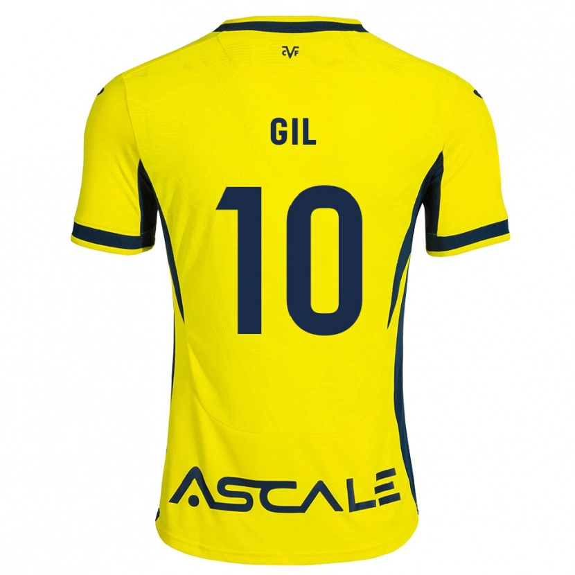 Danxen Donna Maglia Markel Gil #10 Giallo Nero Rosso Kit Gara Home 2026/27 Maglietta