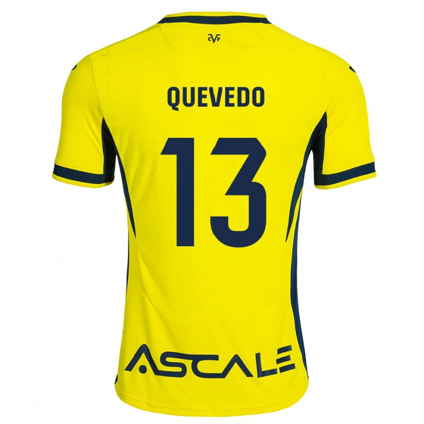 Danxen Donna Maglia Alex Quevedo #13 Giallo Nero Rosso Kit Gara Home 2026/27 Maglietta