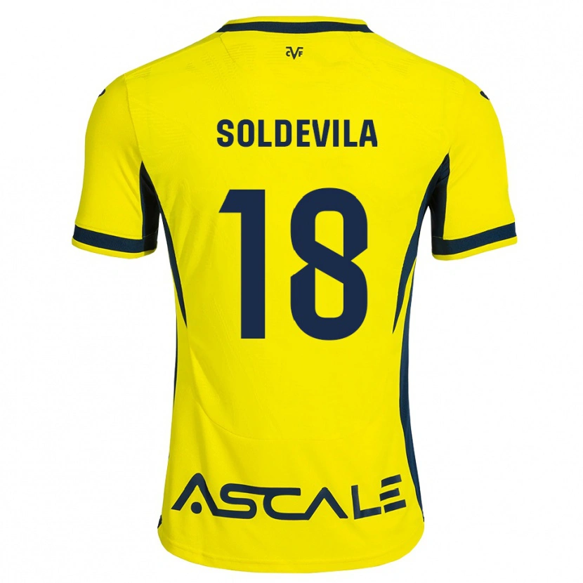 Danxen Donna Maglia Paola Soldevila #18 Giallo Nero Rosso Kit Gara Home 2026/27 Maglietta