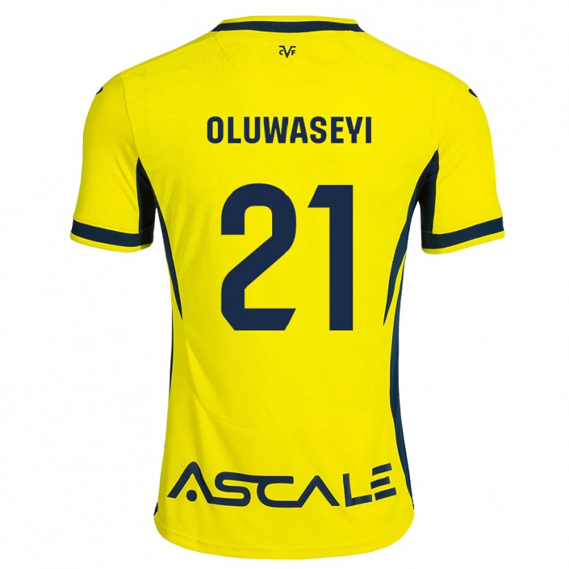 Danxen Donna Maglia Tani Oluwaseyi #21 Giallo Nero Rosso Kit Gara Home 2026/27 Maglietta