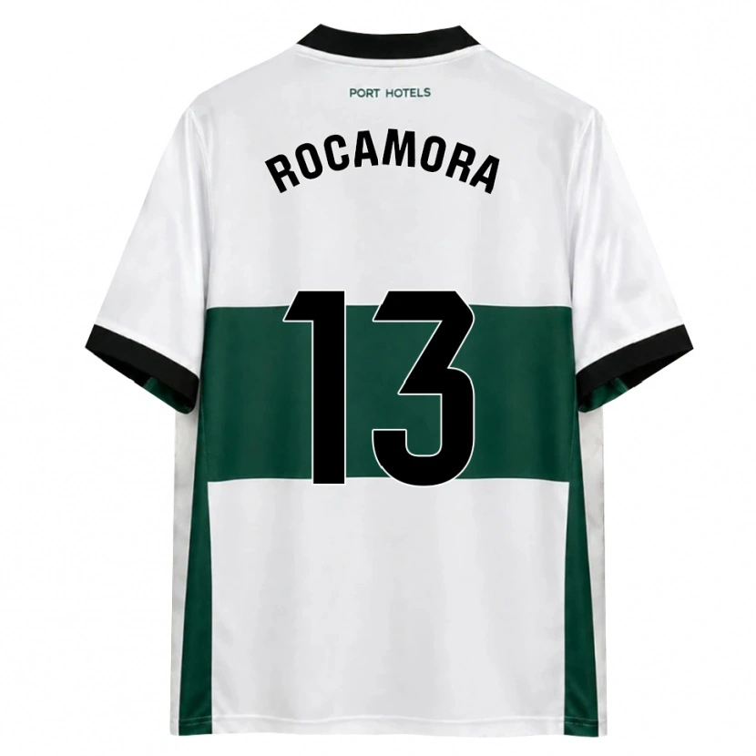 Danxen Donna Maglia María Rocamora Díaz #13 Verde Bianco Rosso Kit Gara Home 2026/27 Maglietta