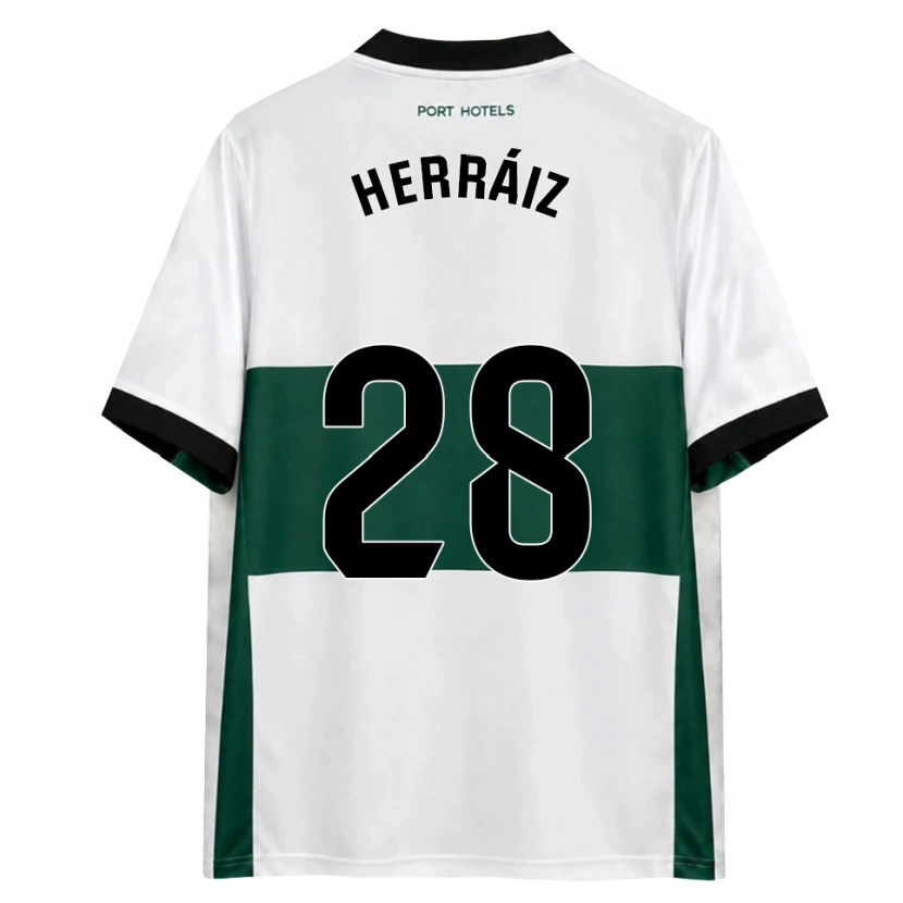 Danxen Donna Maglia Alex Herráiz #28 Verde Bianco Rosso Kit Gara Home 2026/27 Maglietta