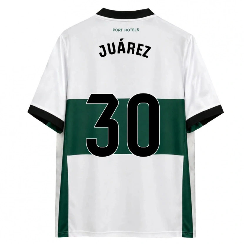 Danxen Donna Maglia Salva Juárez #30 Verde Bianco Rosso Kit Gara Home 2026/27 Maglietta
