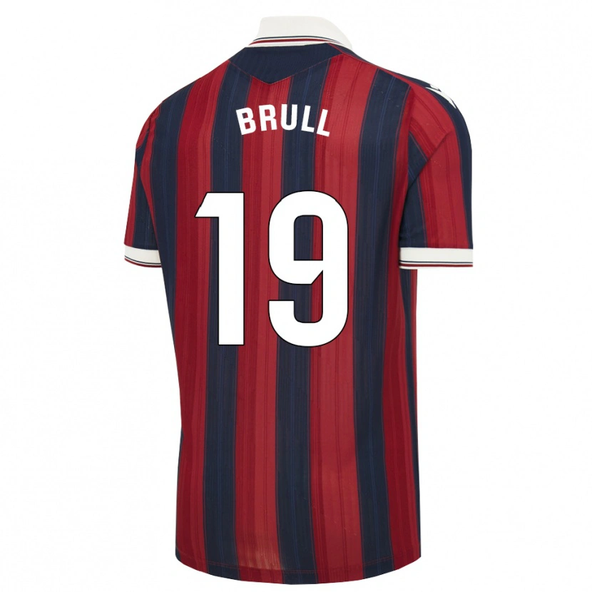 Danxen Donna Maglia Salva Brull #19 Blu Notte Rosso Kit Gara Home 2026/27 Maglietta