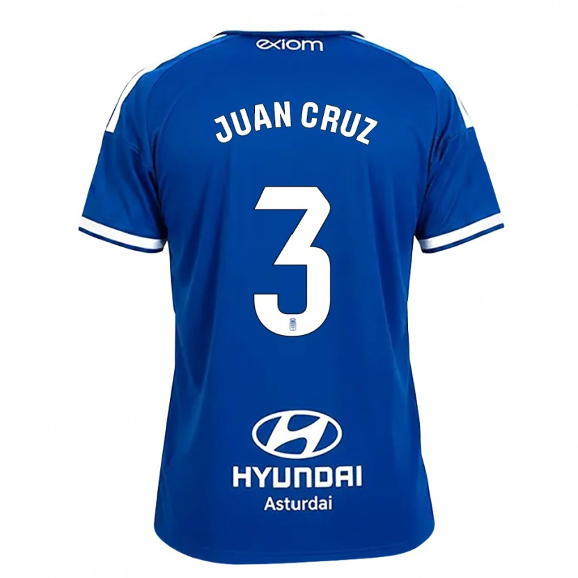 Danxen Donna Maglia Juan Cruz #3 Blu Medio Bianco Kit Gara Home 2026/27 Maglietta