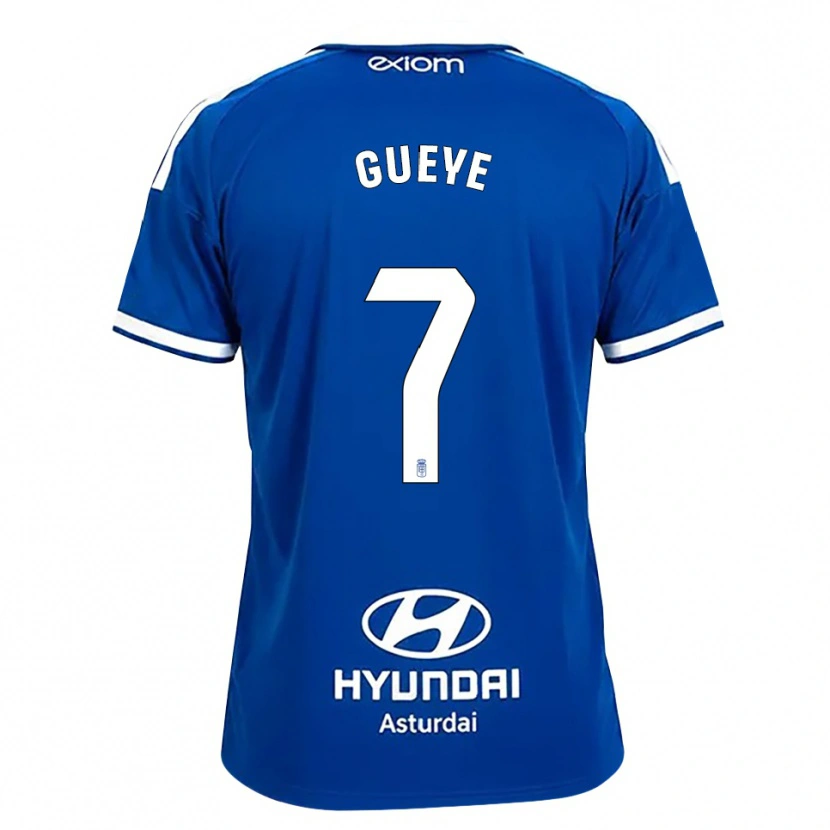 Danxen Donna Maglia Lamine Gueye #7 Blu Medio Bianco Kit Gara Home 2026/27 Maglietta
