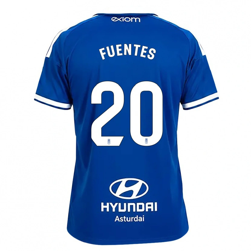Danxen Donna Maglia Jaime Fuentes #20 Blu Medio Bianco Kit Gara Home 2026/27 Maglietta