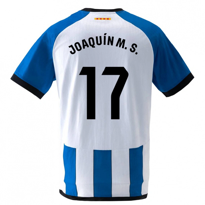 Danxen Donna Maglia Joaquín Sánchez #17 Blu Reale Bianco Kit Gara Home 2026/27 Maglietta