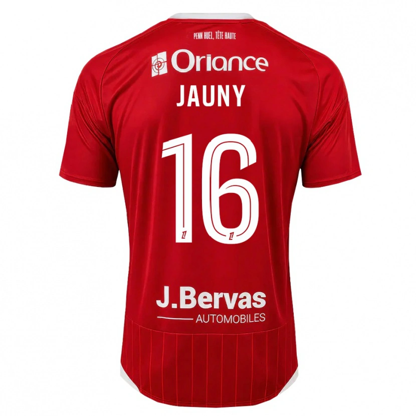 Danxen Donna Maglia Noah Jauny #16 Bianco Rosso Kit Gara Home 2026/27 Maglietta